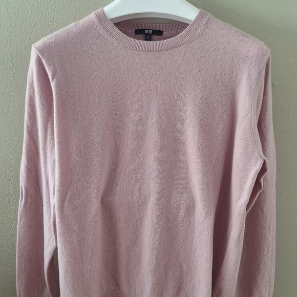 Soft light pink 100% cashmere Women's Sweater Size XL/XXL - Picture 1 of 4